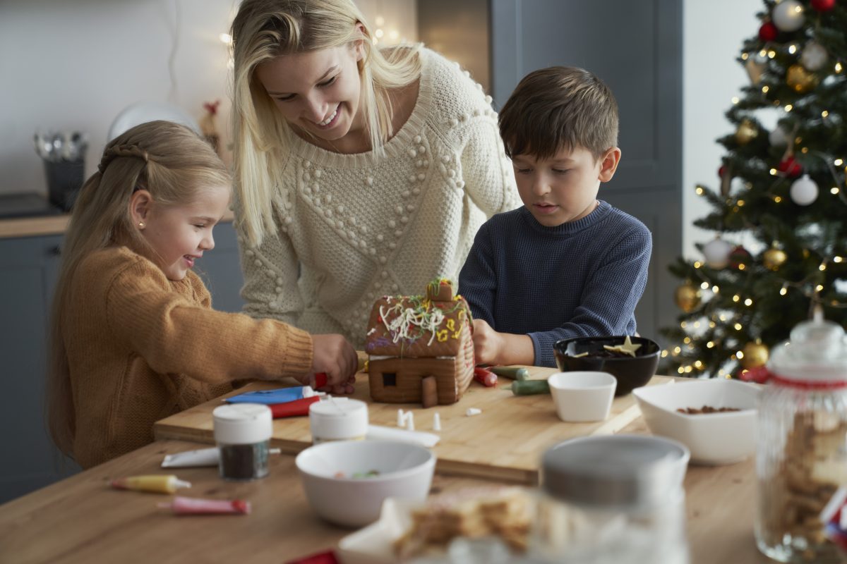 manualidades navideñas familia
